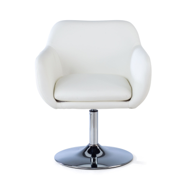 waiting room chair white space synthetic leather fixed armrests 3