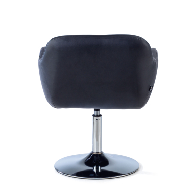 waiting room chair black space synthetic leather fixed armrests 8