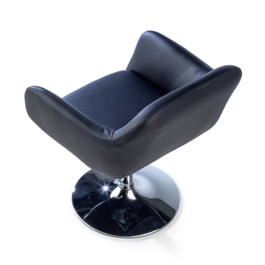 waiting room chair black space synthetic leather fixed armrests 6