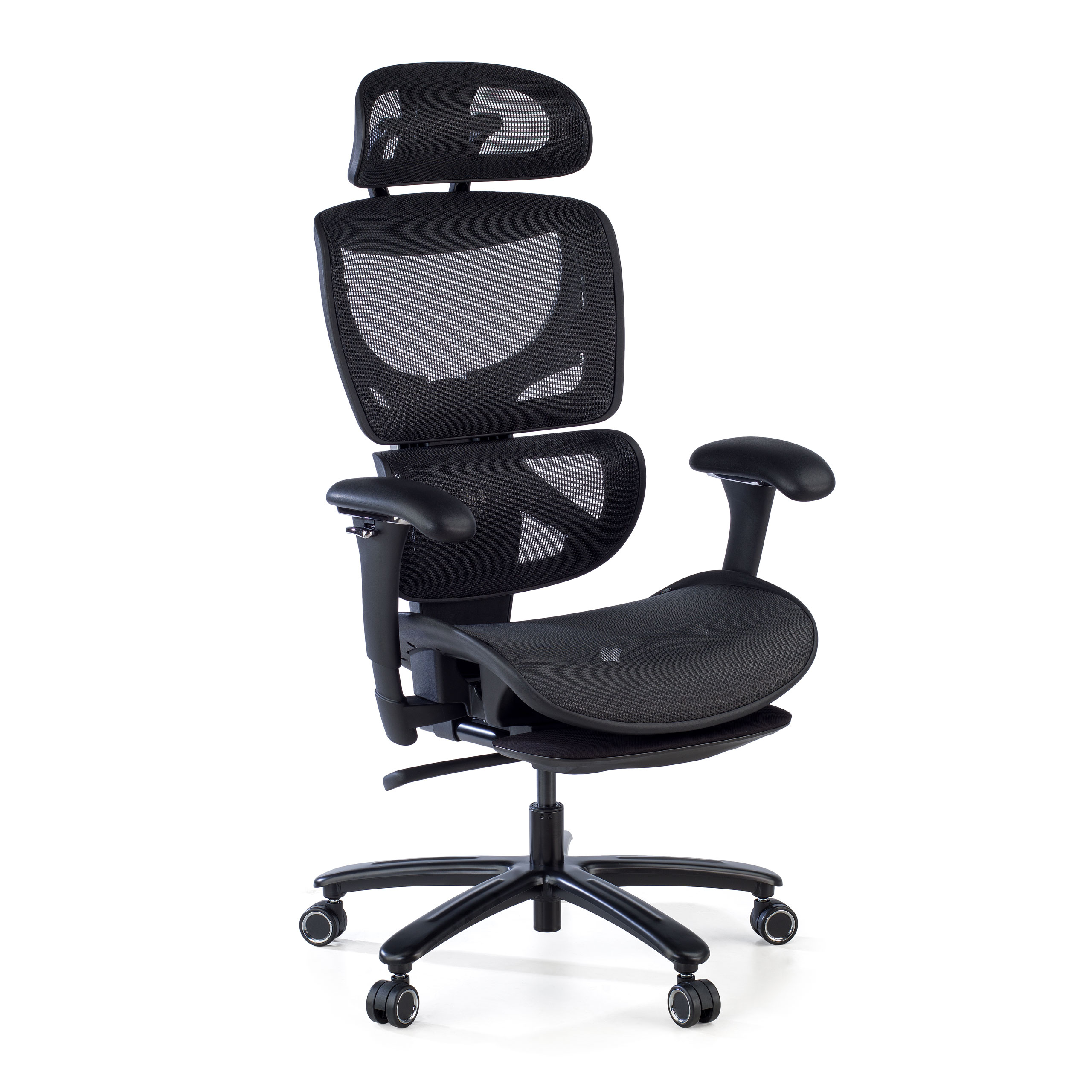 Sakura black Ergonomic Office Chair, reclining backrest