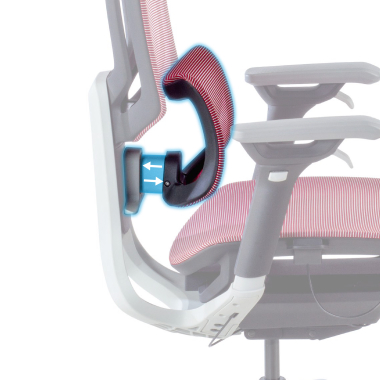 ergonomic chair red valkyr mesh 4d adjustable armrests double lumbar support headrest 5