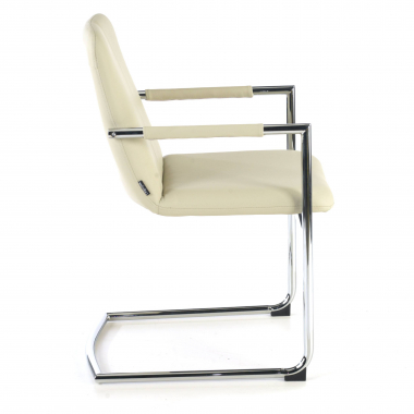 office chair outlet beige dallas synthetic leather fixed armrests 7