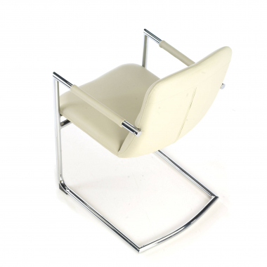 office chair outlet beige dallas synthetic leather fixed armrests 4
