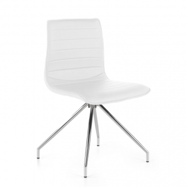 office chair outlet white alisa synthetic leather no armrests 1