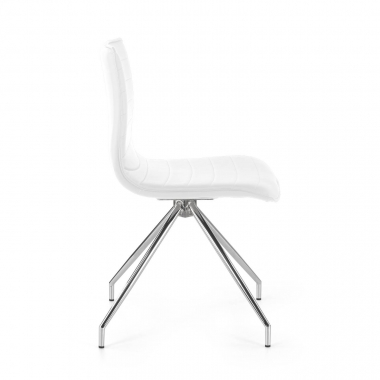 office chair outlet white alisa synthetic leather no armrests 5