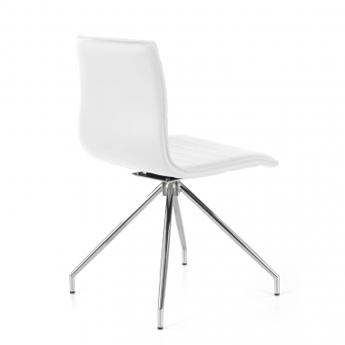 office chair outlet white alisa synthetic leather no armrests 6