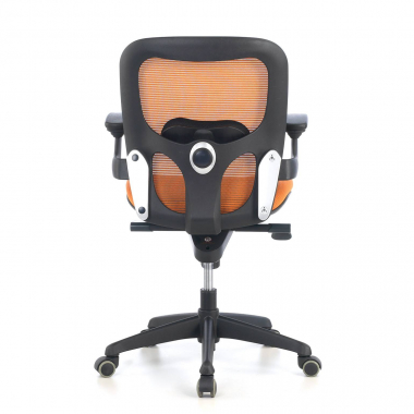 office chair outlet orange amira mesh movable armrests 7