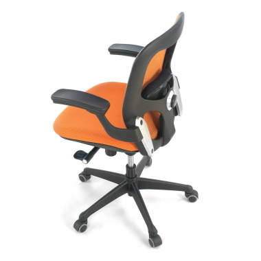 office chair outlet orange amira mesh movable armrests 8