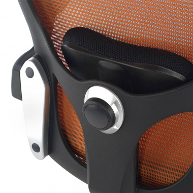 office chair outlet orange amira mesh movable armrests 6