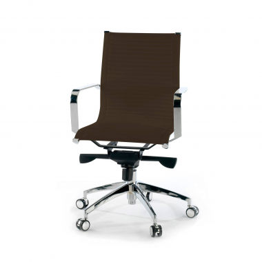 office chair outlet brown brenton synthetic leather fixed armrests 7