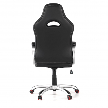 office chair outlet red dakar synthetic leather fixed armrests 7