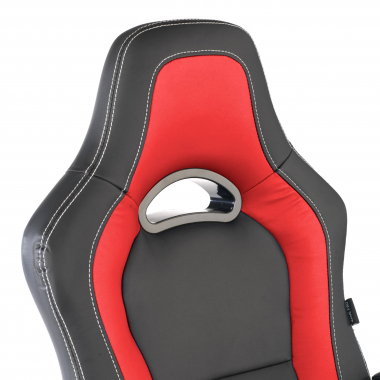 office chair outlet red dakar synthetic leather fixed armrests 5