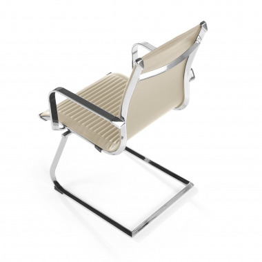 office chair outlet beige brenton synthetic leather fixed armrests 8