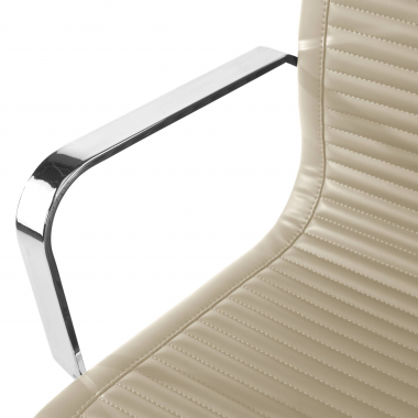 office chair outlet beige brenton synthetic leather fixed armrests 5