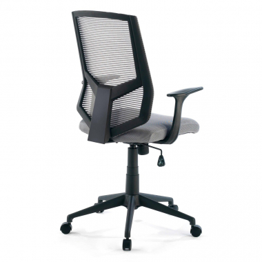 office chair outlet gray archer mesh fixed armrests 6