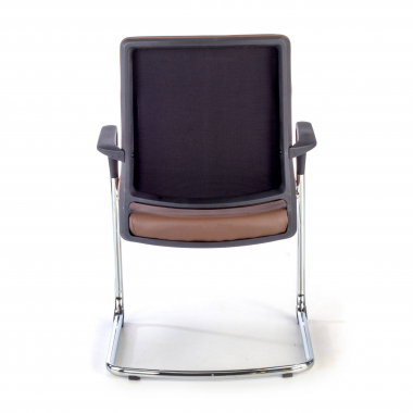 office chair outlet brown bali synthetic leather fixed armrests 6