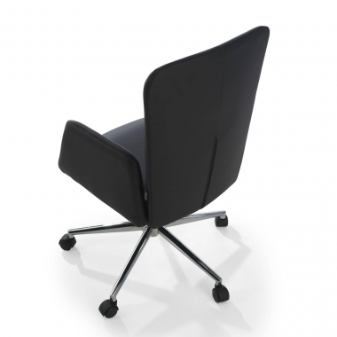 office chair outlet black bridget fabric fixed armrests 7