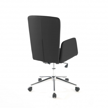 office chair outlet black bridget fabric fixed armrests 6