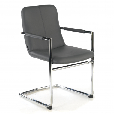 office chair outlet gray dallas synthetic leather fixed armrests 1