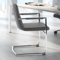 Visitor chair Dallas, ergonomic backrest, sled base 210873 - (Outlet)