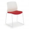 Visitor chair Swing, comfortable, stackable, upholstered seat 210879 - (Outlet)