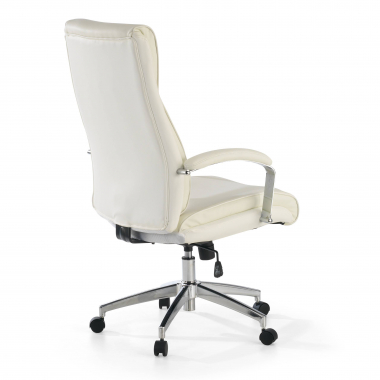 office chair outlet white counter synthetic leather fixed armrests 6