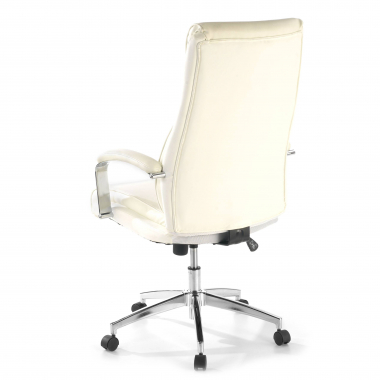 office chair outlet white counter synthetic leather fixed armrests 7