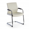 Adele Waiting Room Armchair, cantilever, faux leather 210889 - (Outlet)