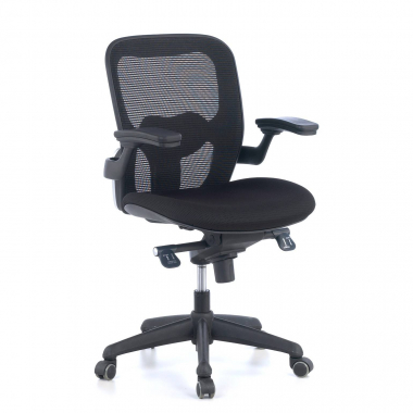 office chair outlet black amira mesh movable armrests 1
