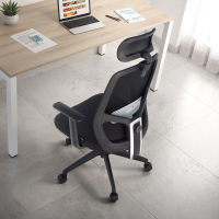 Argos office chair with headrest, breathable mesh 210897 - (Outlet)