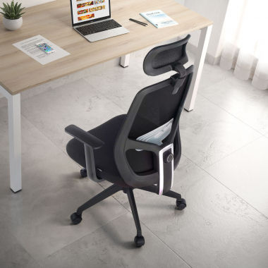 office chair outlet black argos mesh fixed armrests 2