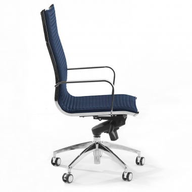 office chair outlet blue brenton synthetic leather fixed armrests 6