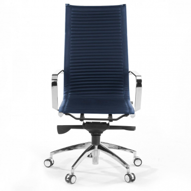 office chair outlet blue brenton synthetic leather fixed armrests 3