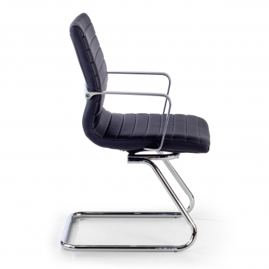 office chair outlet black class synthetic leather fixed armrests 6