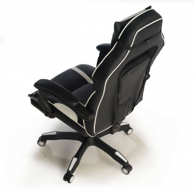 office chair outlet white logan synthetic leather movable armrests 9