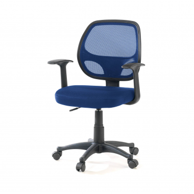 office chair outlet blue one mesh fixed armrests 8