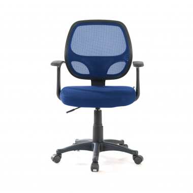 office chair outlet blue one mesh fixed armrests 3