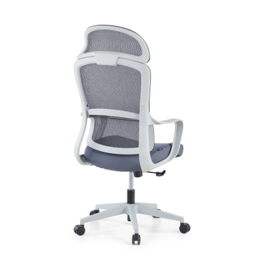 office chair outlet white grey nebula mesh fixed armrests 5