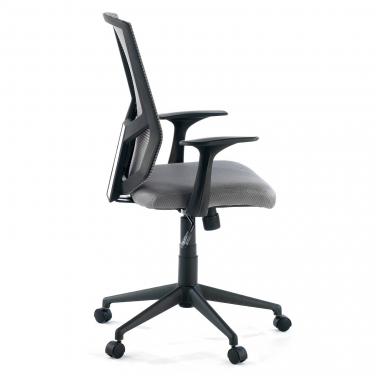 office chair outlet gray archer mesh fixed armrests 4