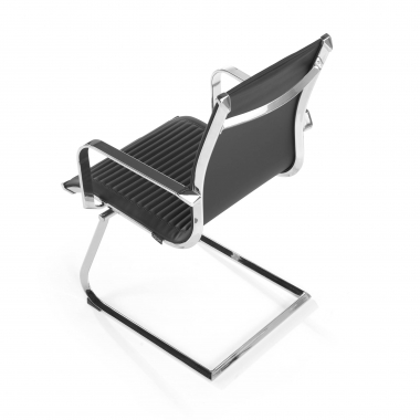 office chair outlet black brenton synthetic leather fixed armrests 8