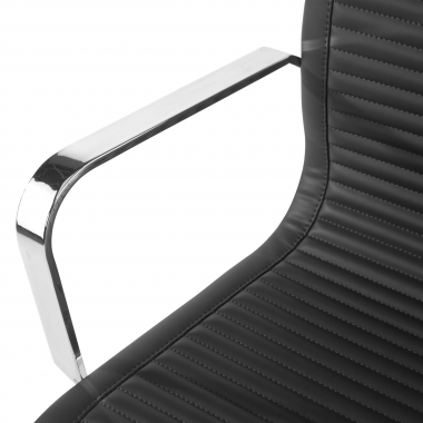 office chair outlet black brenton synthetic leather fixed armrests 5