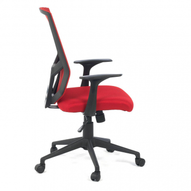 office chair outlet red archer mesh fixed armrests 6