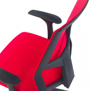 office chair outlet red archer mesh fixed armrests 7