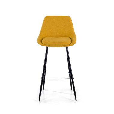 office chair outlet yellow giselle fabric fixed armrests 2