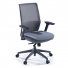 Five red office chair with headrest, used 8 hours a day